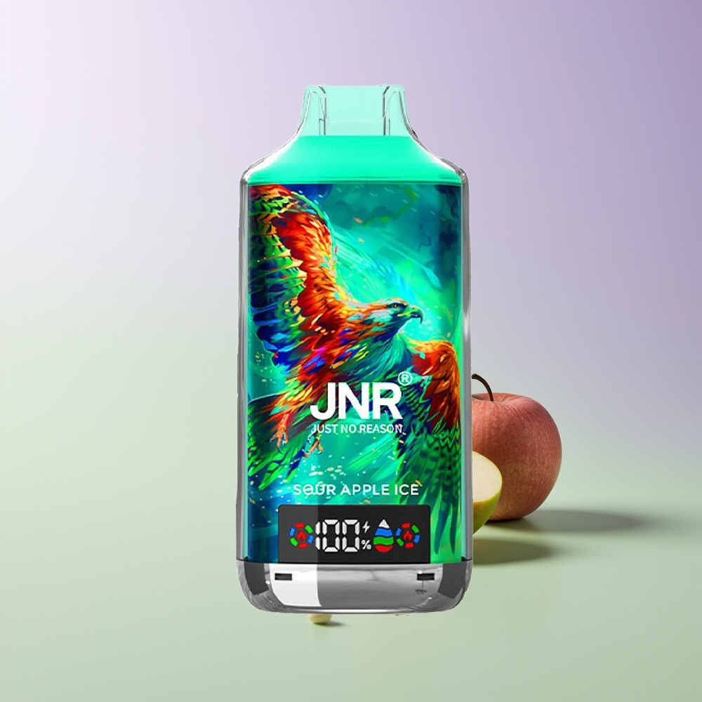 JNR Falcon X 18000 Pūsų Vienkartinis Garinis Rūgštusis Obuolys Su Mėtute