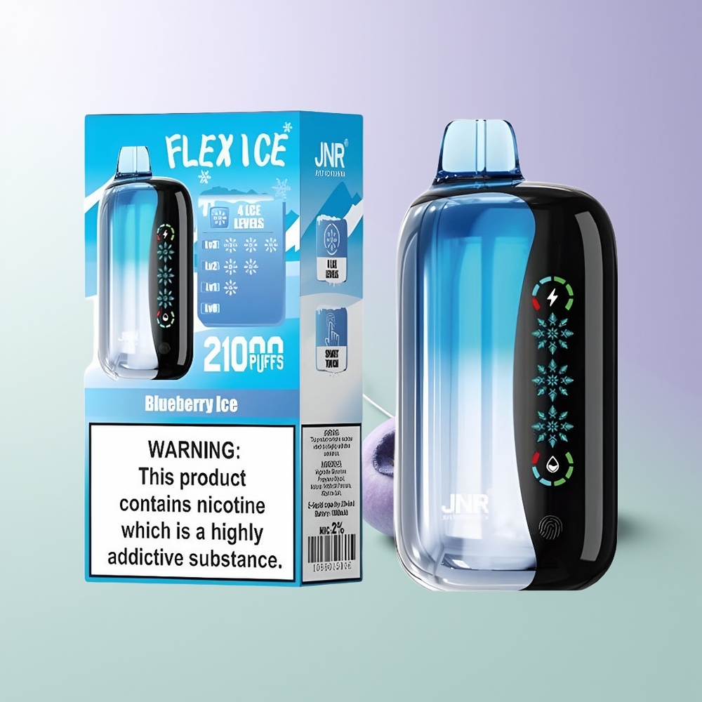 JNR Flex Ice 21000 Puffų Vienkartinis Vaporizatorius Mėlynų Uogų Ledas