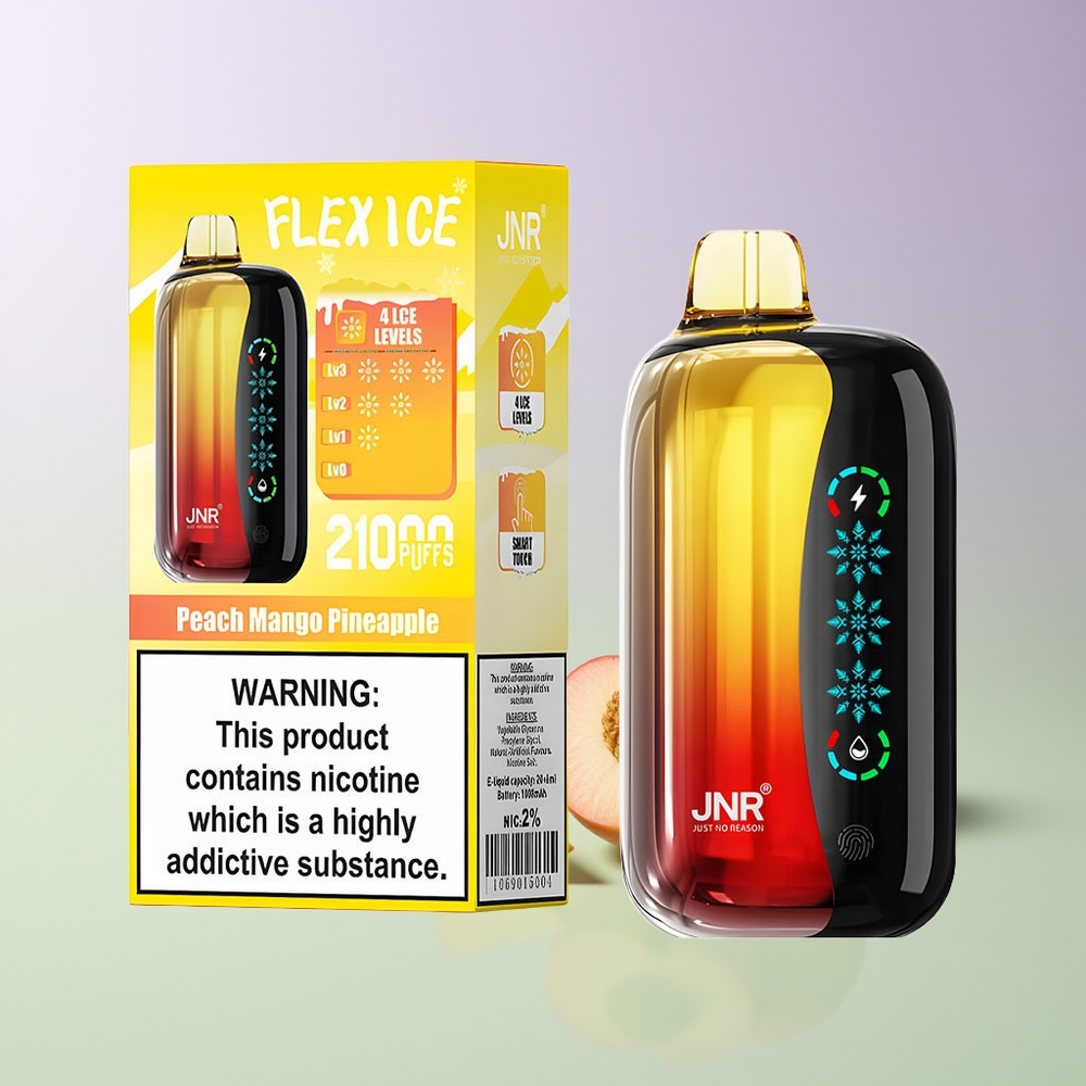 JNR Flex Ice 21000 Pūkų Vienkartinės Elektroninės Cigaretės Persikas Mango Ananasas Tipas-C