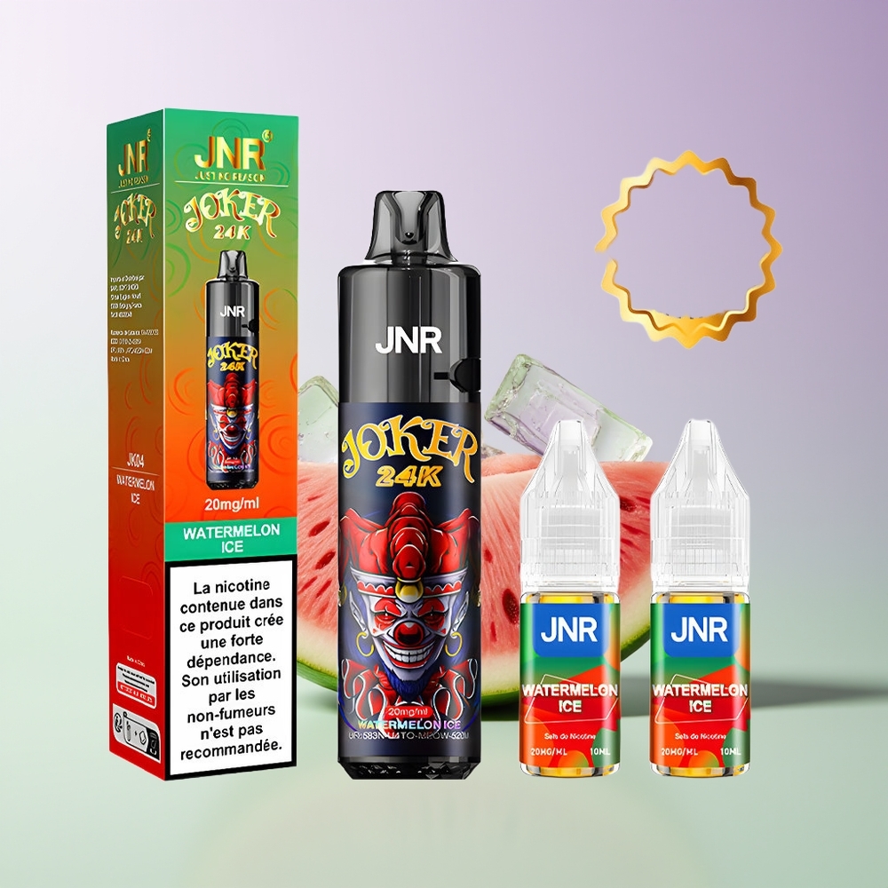 JNR Joker 24000 Pūkų Vandenmeliono Ledas Vienkartinės Elektroninės Cigaretės