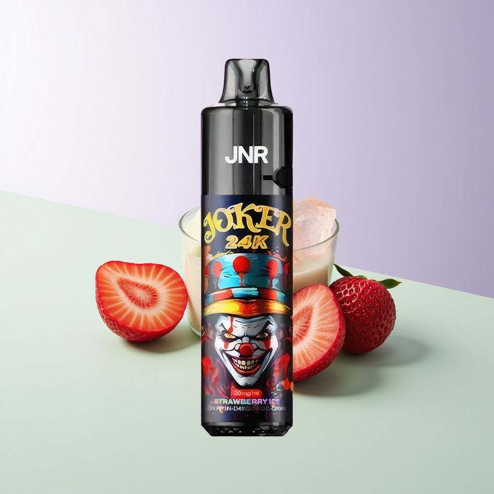JNR Joker 24000 Pūkų Vienkartinis Garintuvas Braškių Ledas