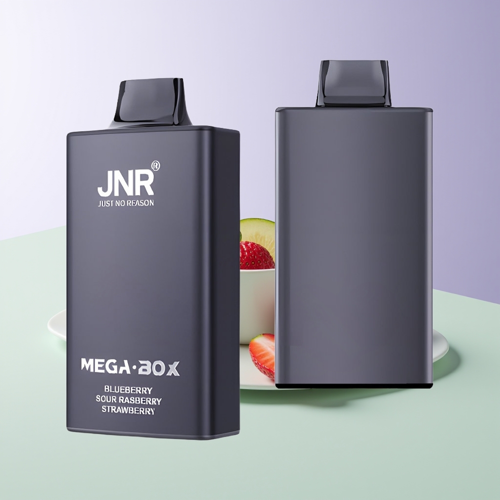 JNR Mega Box 25000 Pūkštelių Vienkartinės Elektroninės Cigaretės Mėlynių ir Raudonųjų Braškių