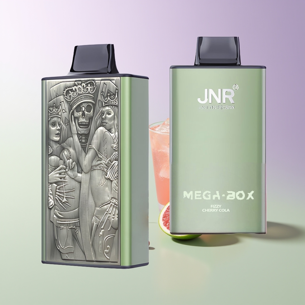 JNR Mega Box 25000 Pūkų Vienkartinė Vaporizatorius Fizinis Vyšnių Kolos