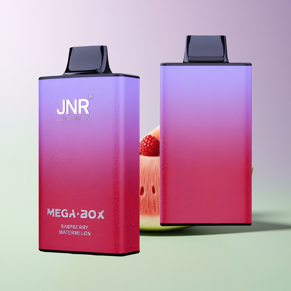 JNR Mega Box 25000 Pūkų Vienkartinės Elektroninės Cigaretės Avietės Arbūzas
