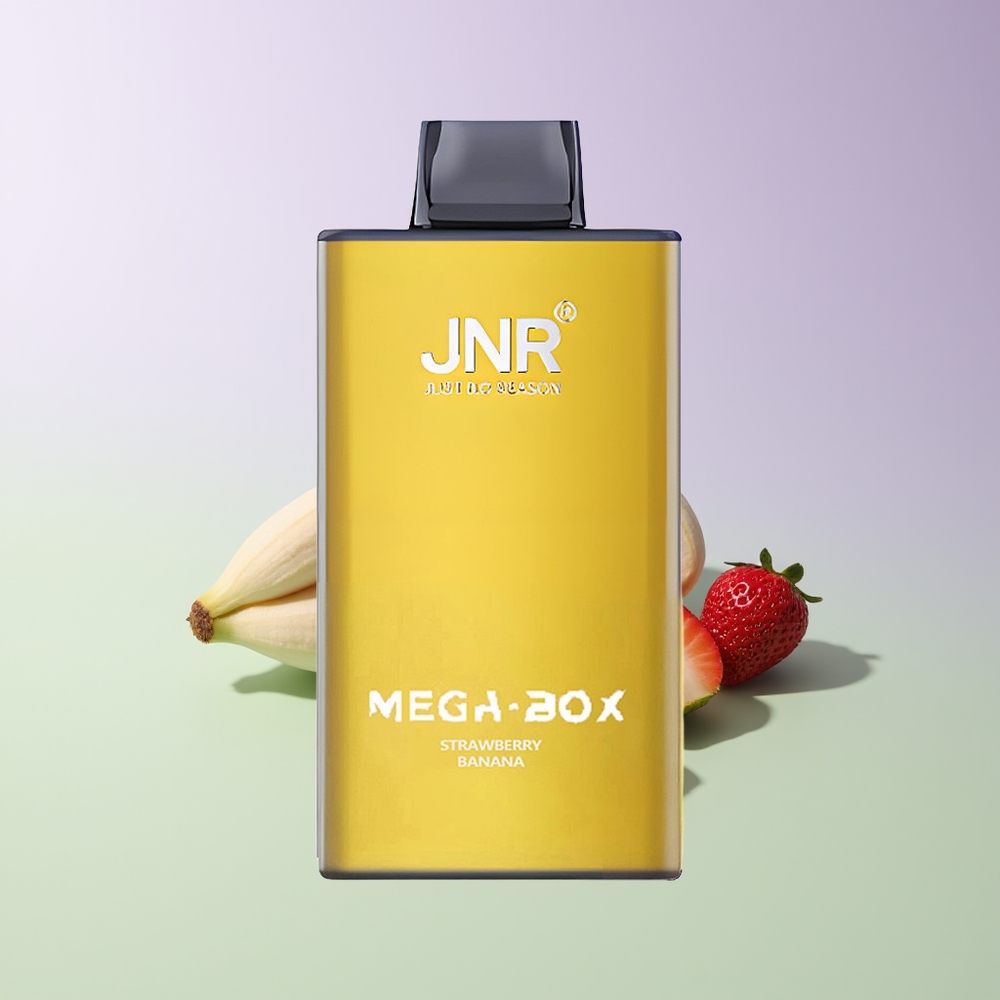 JNR Mega Box 25000 Pūkų Vienkartinės Elektroninės Cigaretės Braškės Bananai