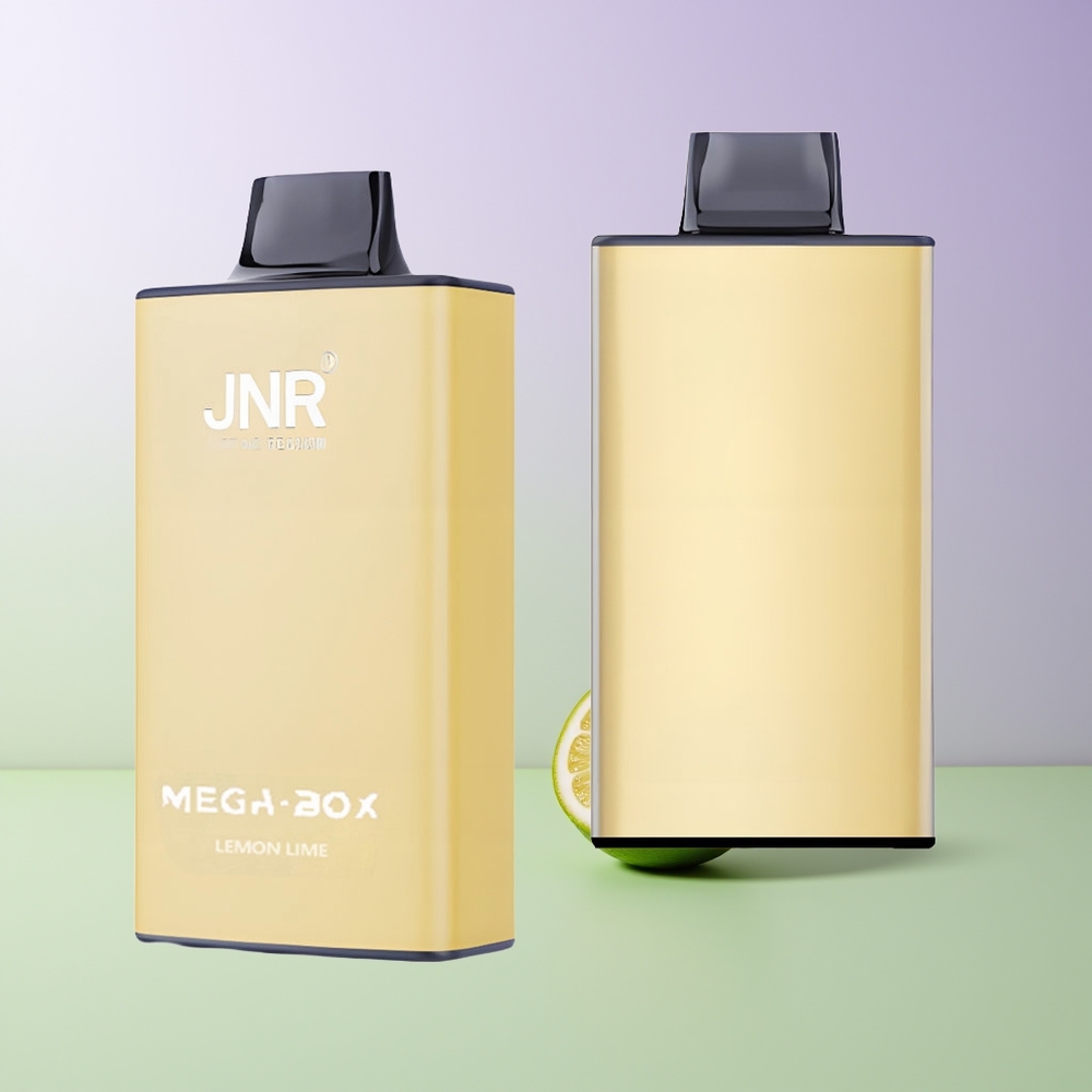 JNR Mega Box 25000 Pūkų Vienkartinės Elektroninės Cigaretės Citrina  Žalia Citrina