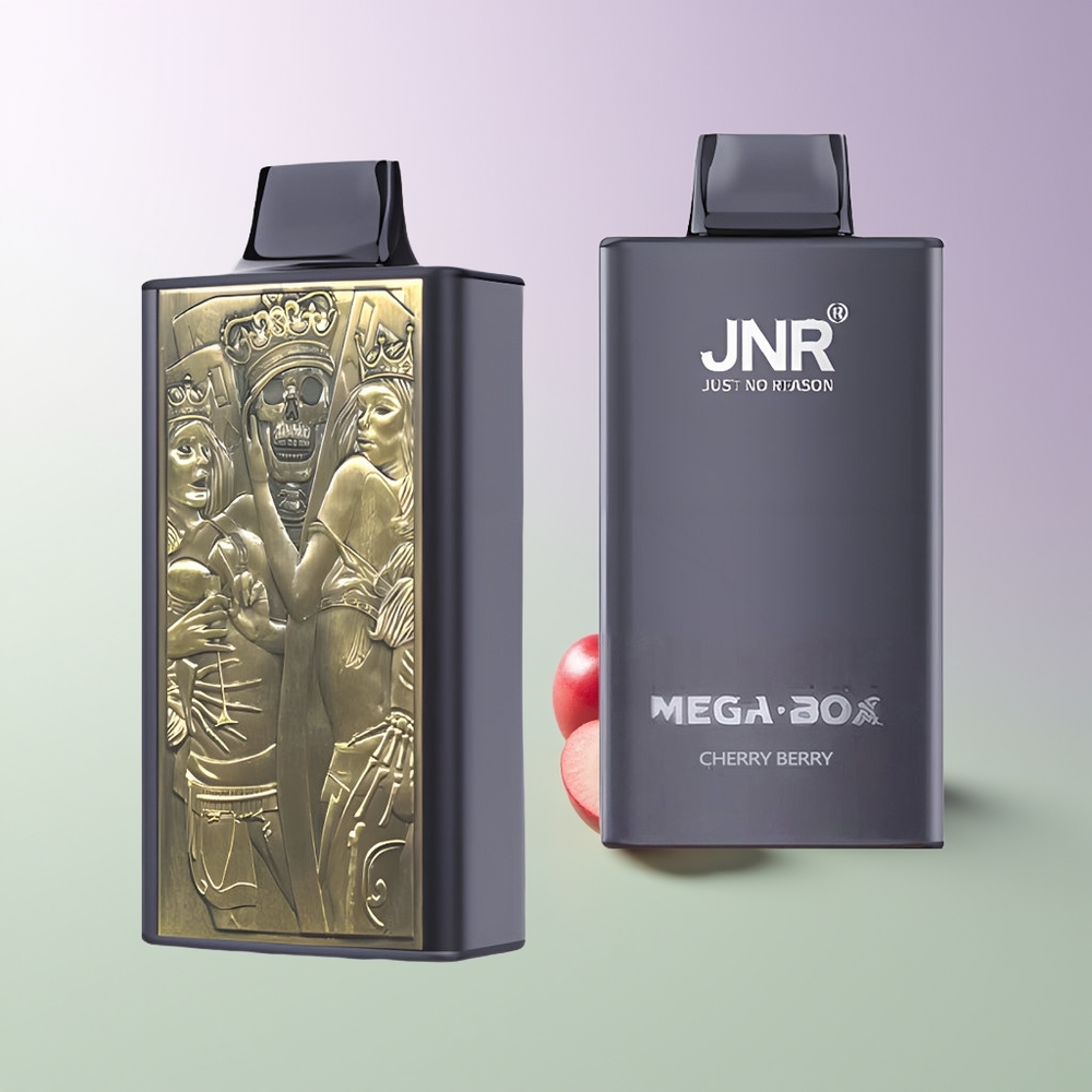 JNR Mega Box 25000 Pūkų Vienkartinės Elektroninės Cigaretės Vyšnių Uogų