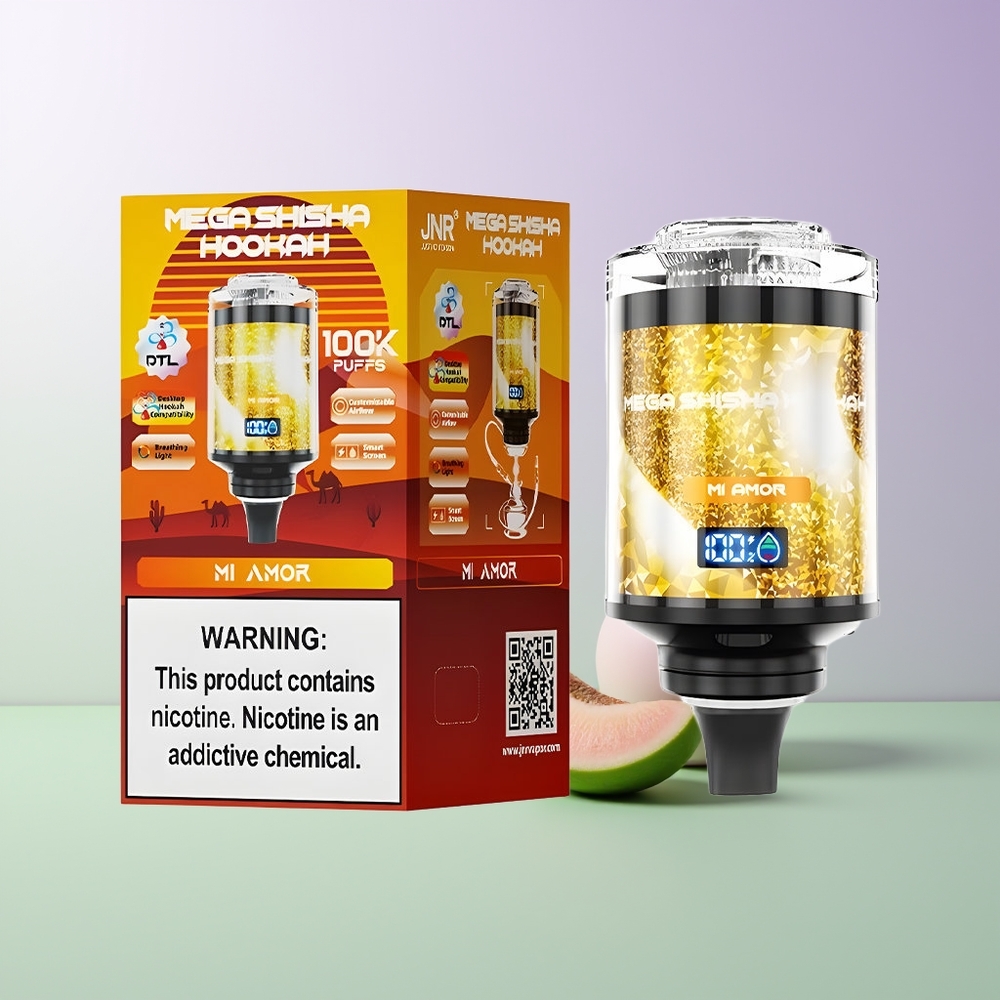 JNR Mega Shisha Hookah 100K 60ml Mėlyn