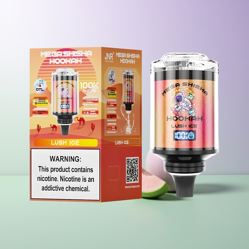 JNR Mega Shisha Hookah 100K Džiaugsmingasis Ledas