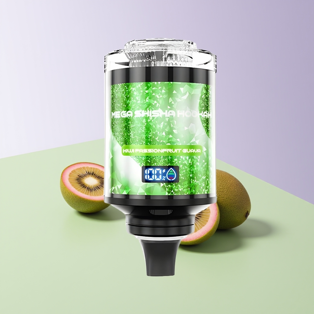JNR Mega Shisha Hookah 100K Kiwi Pasiflora Gvajava
