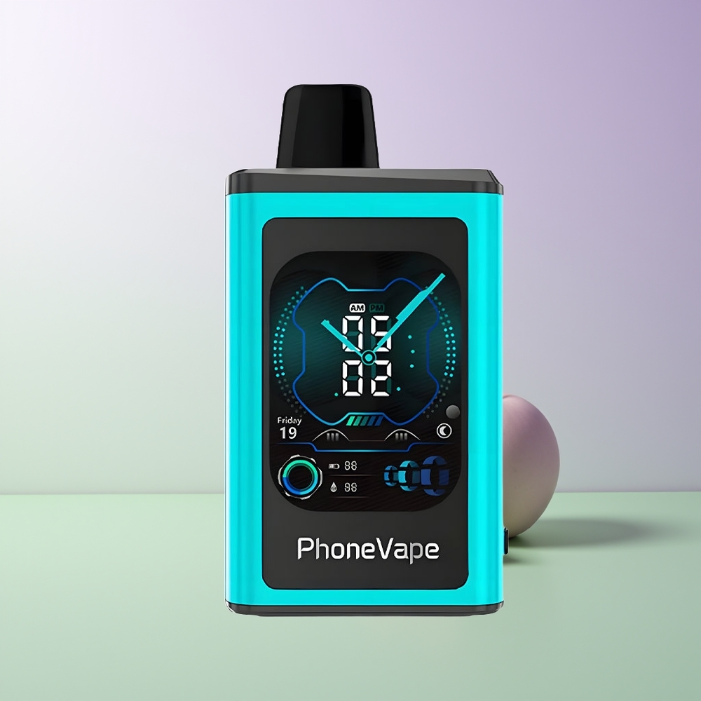 JNR PhoneVape 30000 pūsų Nešiojamasis Vaporizatorius Majamio Mėta Type-C