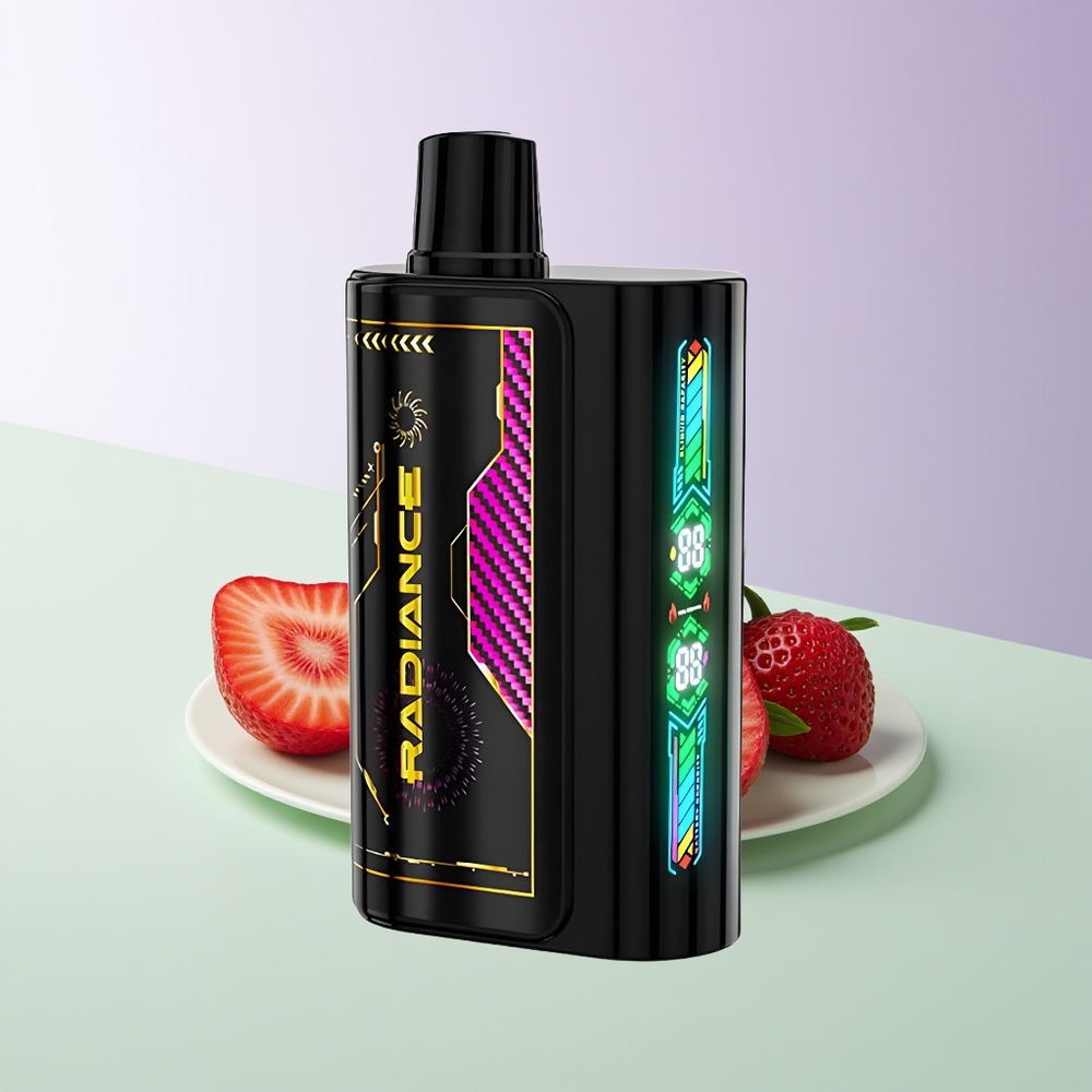 JNR Radiance 31000 Pūkų Vienkartinis Garintuvas Braškės Ledas