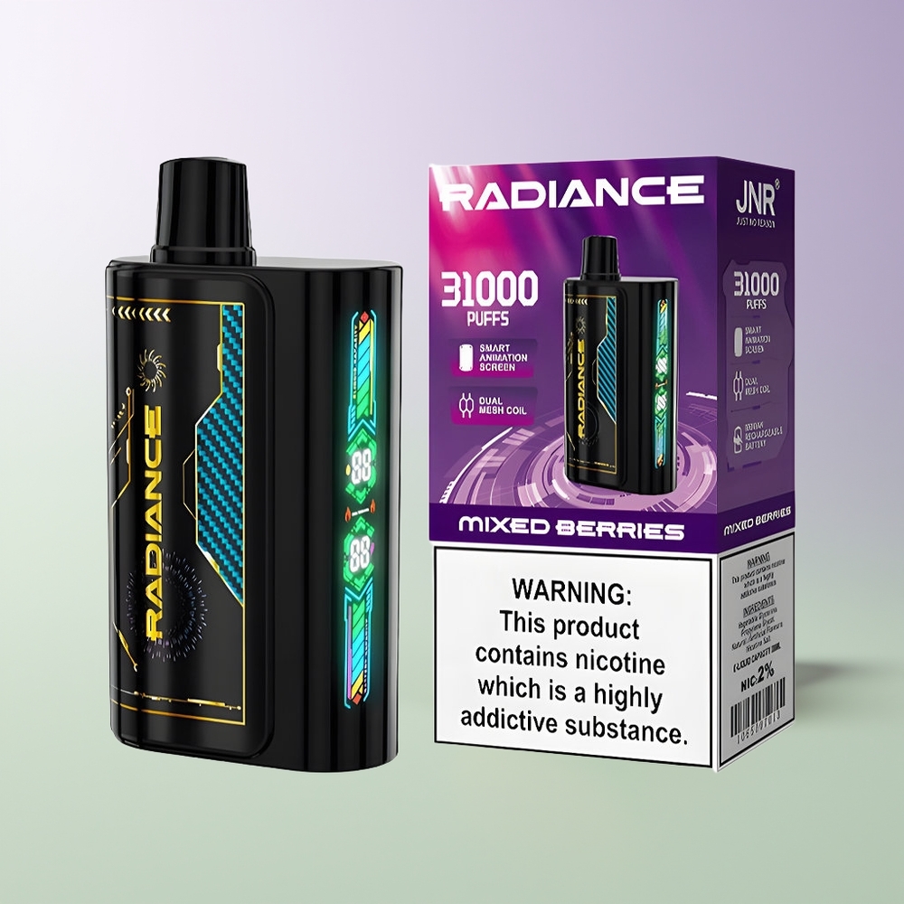 JNR Radiance 31000 Pūkų Vienkartinis Vaporizatorius Mišrios Uogos