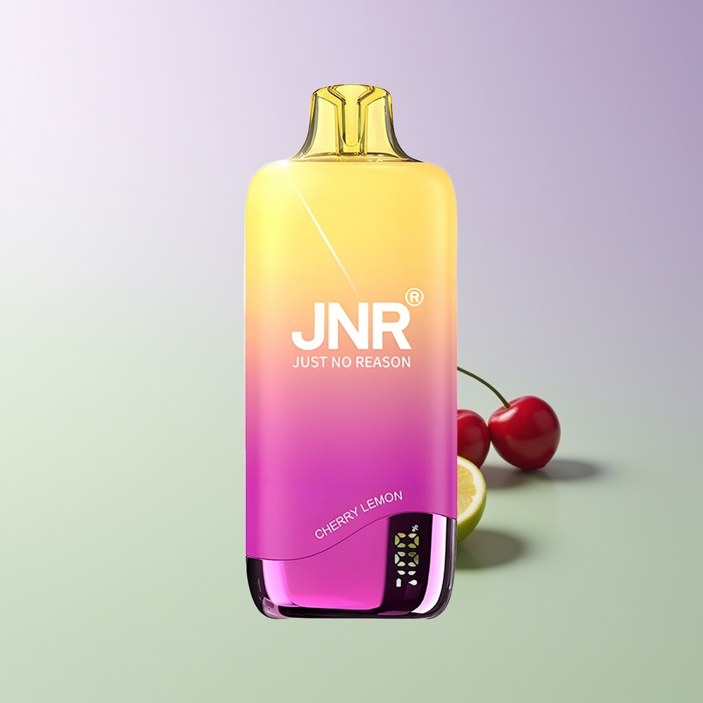 JNR Rainbow 10500 Puffs Vienkartinės Elektroninės Cigaretės Vyšnia Citrina 18ml