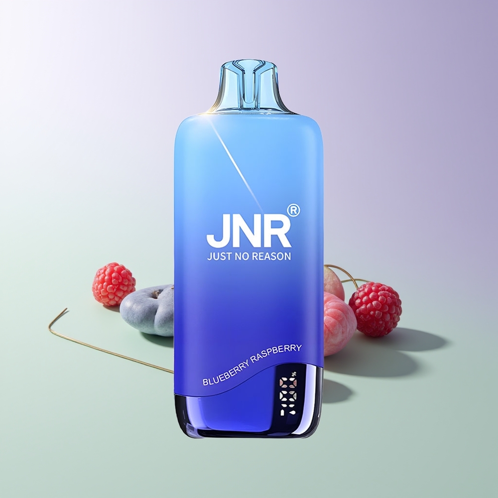 JNR Rainbow 10500 Puffų Vienkartinės Elektroninės Cigaretės Mėlynųjų Uogų Aviečių 18ml