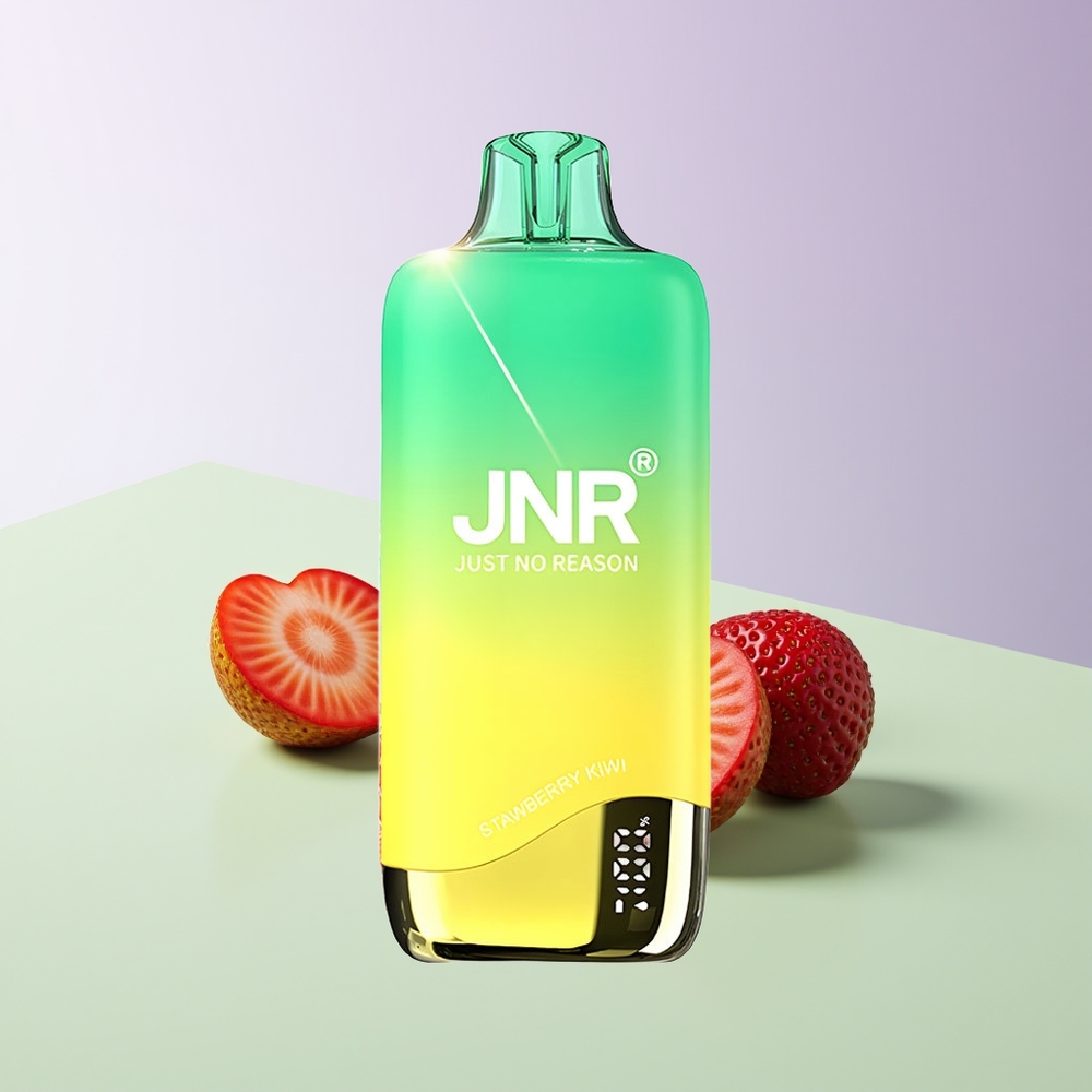 JNR Rainbow 10500 Pūkų Vienkartinis Garintuvas Braškė Kiwi