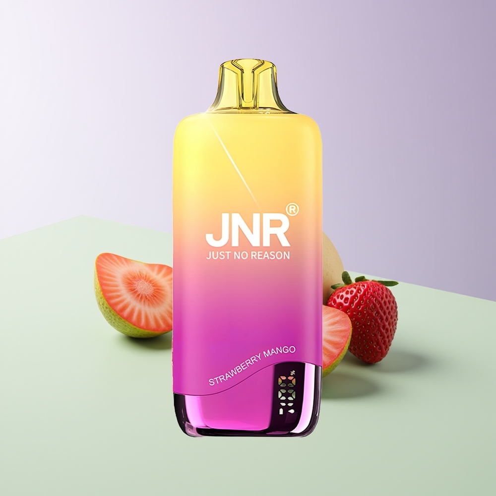 JNR Rainbow 10500 Pūkų Vienkartinės Elektroninės Cigaretės Braškių Mango 18ml
