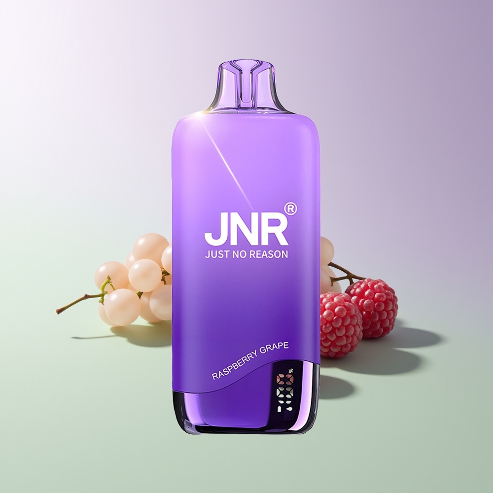 JNR Rainbow 10500 Pųsų Vienkartinis Vapas Avietės Vynuogių 18ml