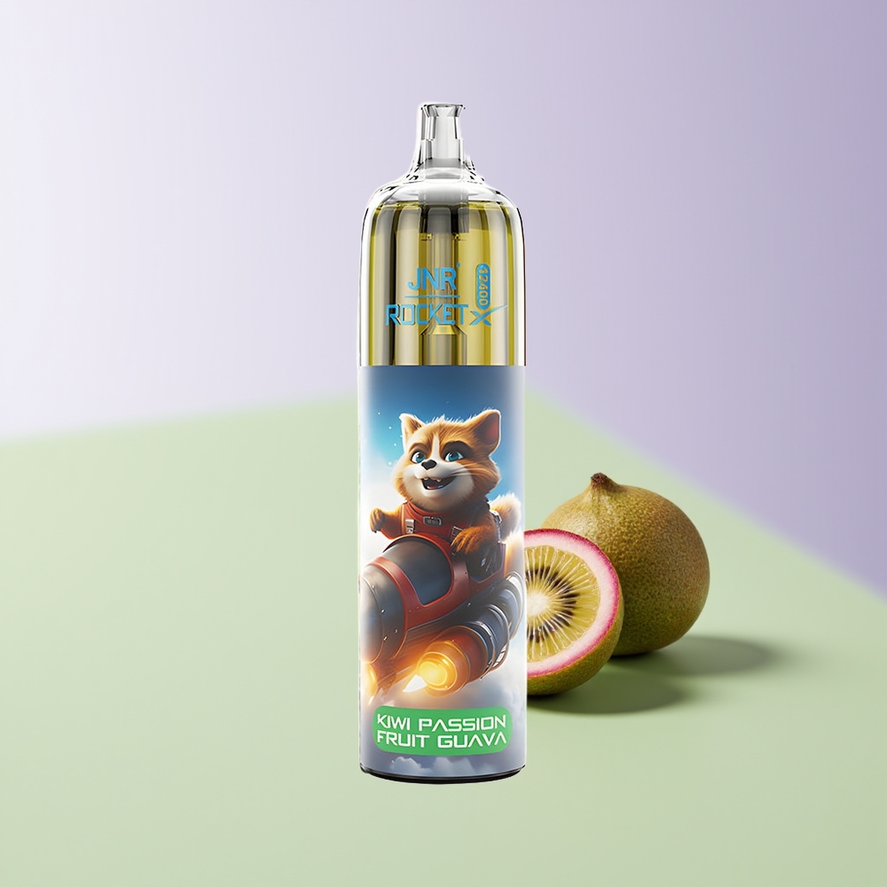 JNR Rocket-X 12400 Pūsų RGB Vienkartinės Elektroninės Cigaretės Kiwi Aistra Guava