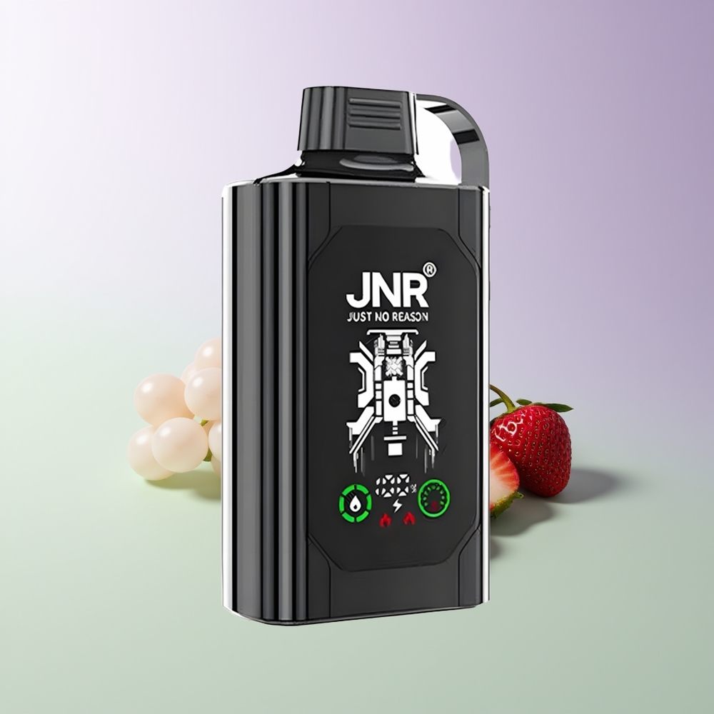 JNR Shisha Hookah Box 20500 Puffs Braškynės Vynuogių Vienkartinės Elektroninės Cigaretės