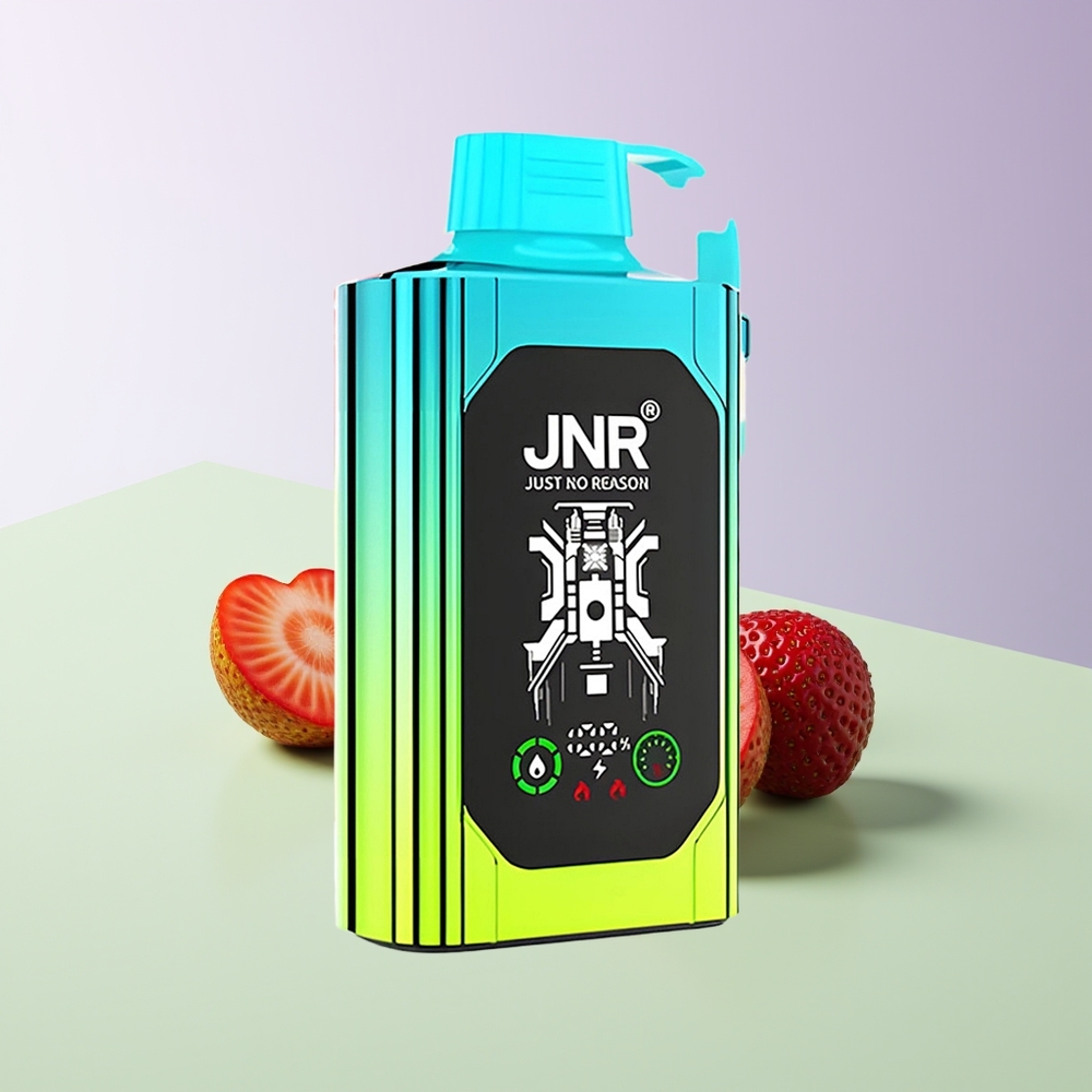 JNR Shisha Hookah Box 20500 Pūkų Braškynės Kiwio Vienkartinės Elektroninės Cigaretės