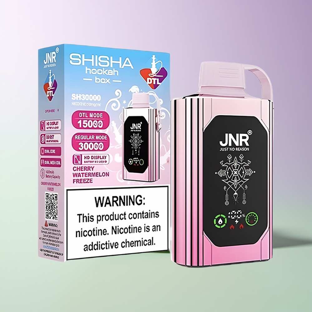 JNR Shisha Hookah Box 20500 Pūsų Vyšnių Arbūzo Šaldytas Vienkartinės Elektroninės Cigaretės