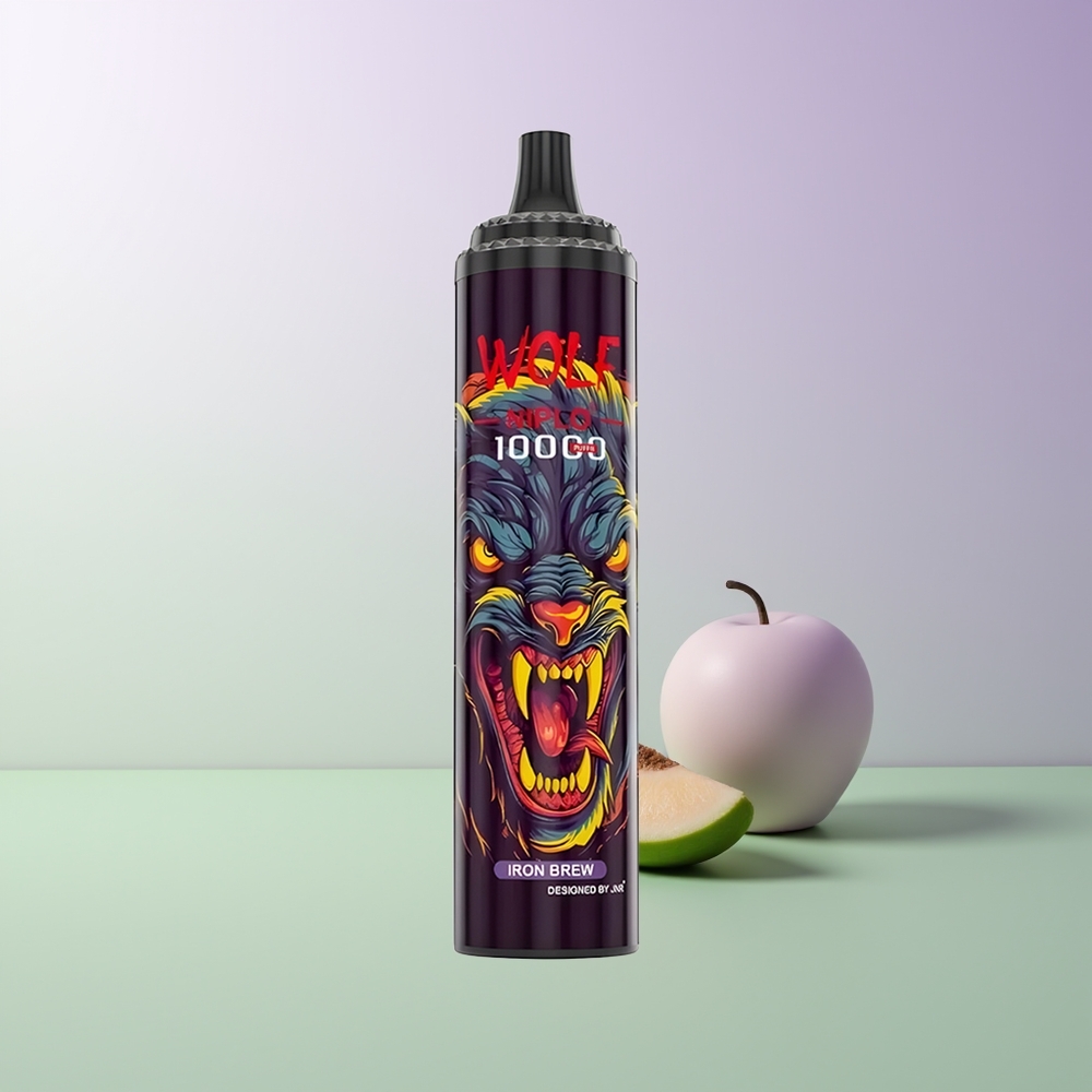 JNR Wolf Niplo 10000 Puffs Geležinis Alus