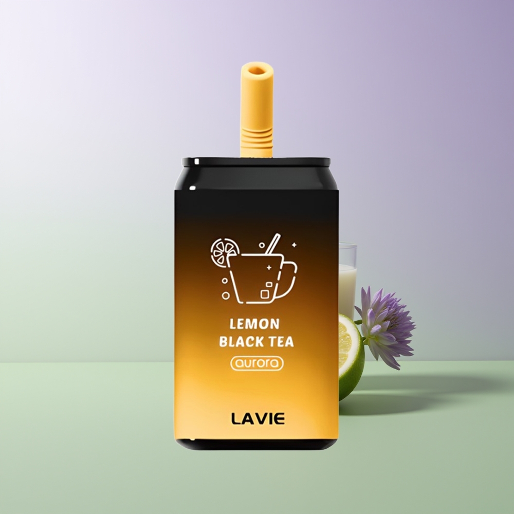 LAVIE Aurora 11000 Pūkų Vienkartinis Vapas Citrinų Juodą Arbata
