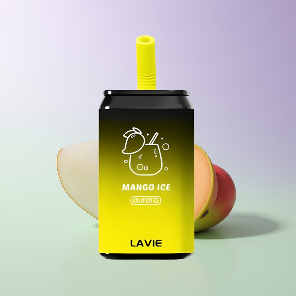 LAVIE Aurora 11000 Pūkų Vienkartinės Elektroninės Cigaretės Mango Ledas