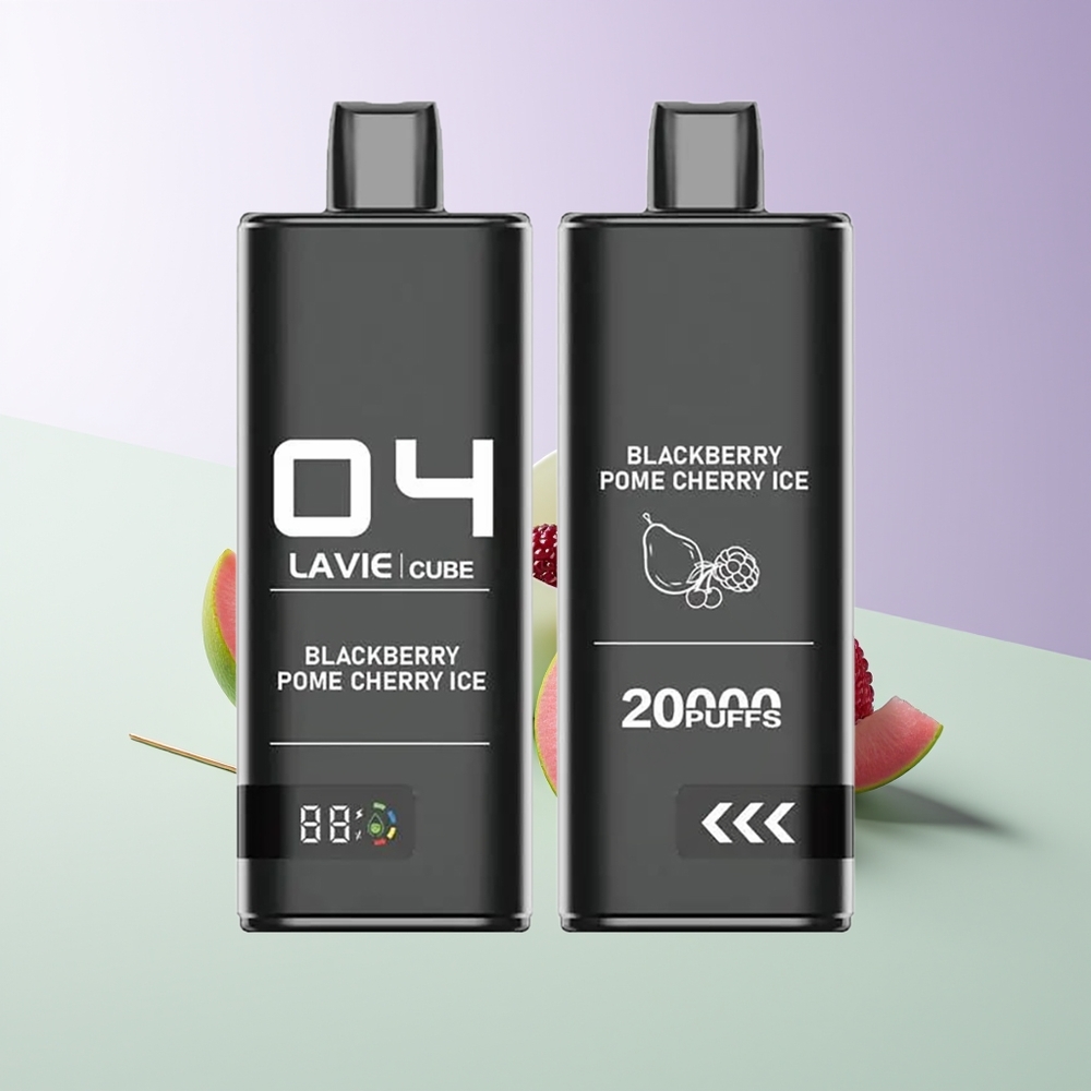 LAVIE Cube 20000 Pūkų Juodosios Avietės Obuolių Vyšnios Ledas