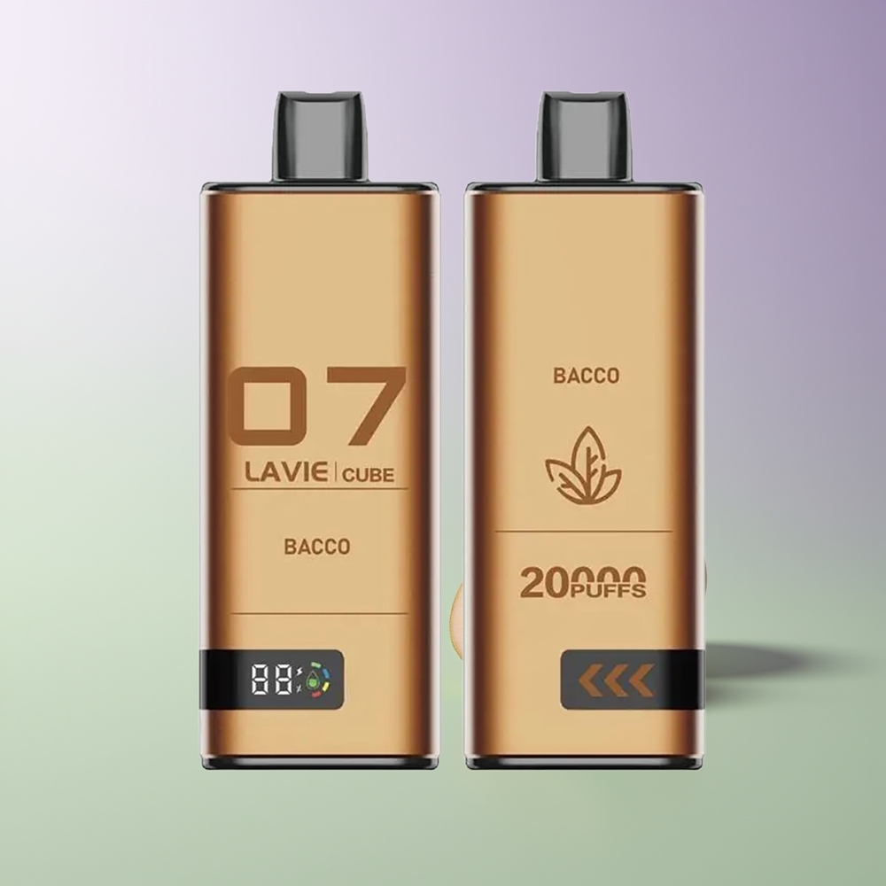 LAVIE Cube 20000 Pųfų Vienkartinės Elektroninės Cigaretės Bacco