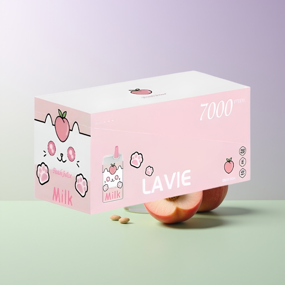 LAVIE Milk 7000 Pūkštelių Persikų Sultys