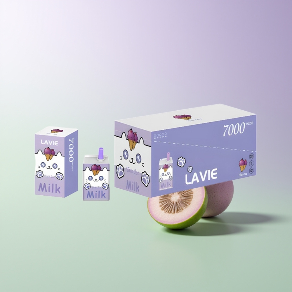 LAVIE Milk 7000 Pūkštelių Taras Šaldytas Vienkartinės Elektroninės Cigaretės