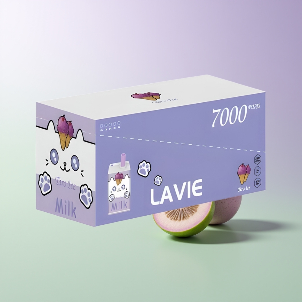 LAVIE Milk 7000 Pūkštelių Taras Šaldytas Vienkartinės Elektroninės Cigaretės