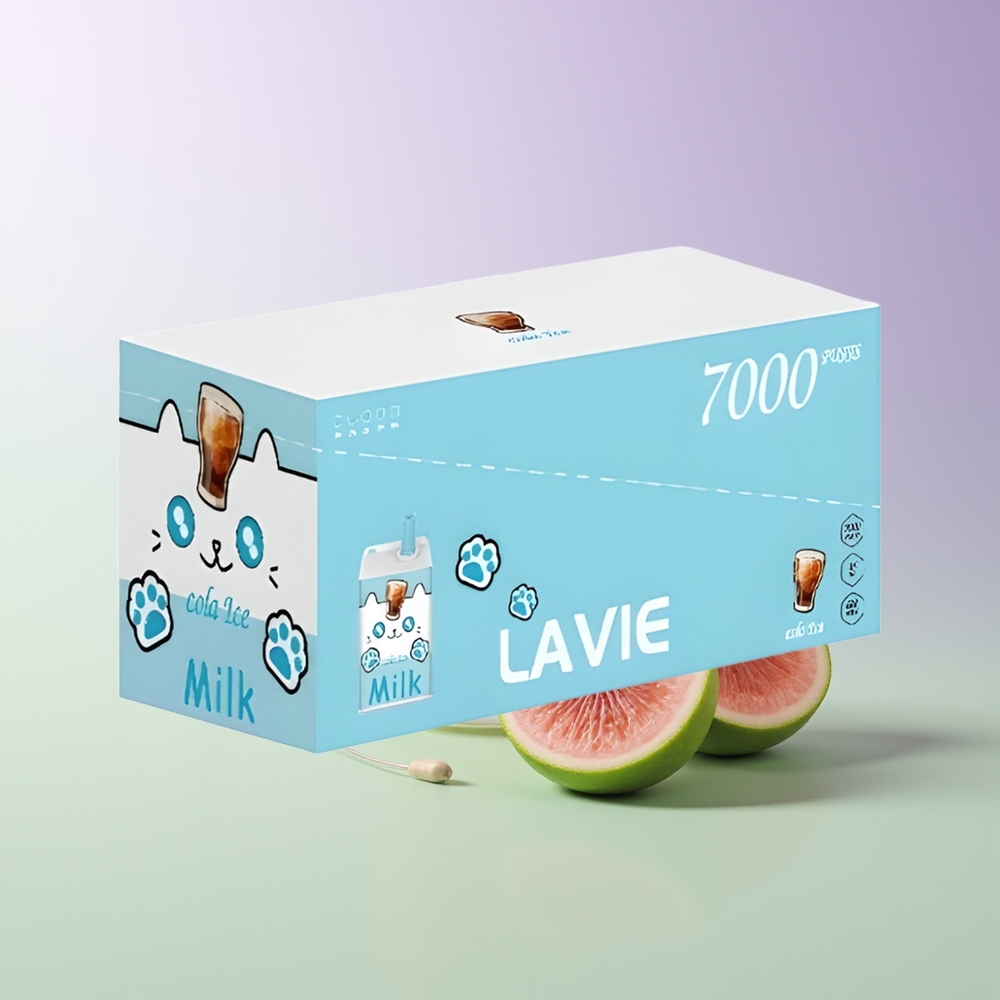 LAVIE Milk 7000 Pūsų Cola Ledas Vienkartinės Elektroninės Cigaretės