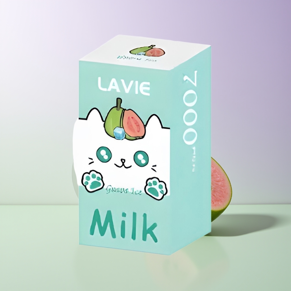LAVIE Milk 7000 Pūsų Vienkartinės Elektroninės Cigaretės Guava Ledas