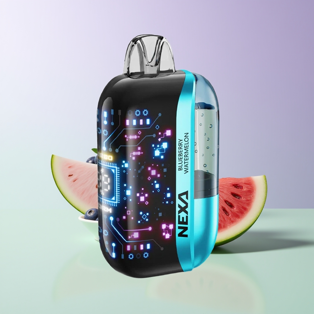 NEXA Ultra 50000 Puffs 20ml Mėlynųjų Arbūzų Vienkartinės Elektroninės Cigaretės