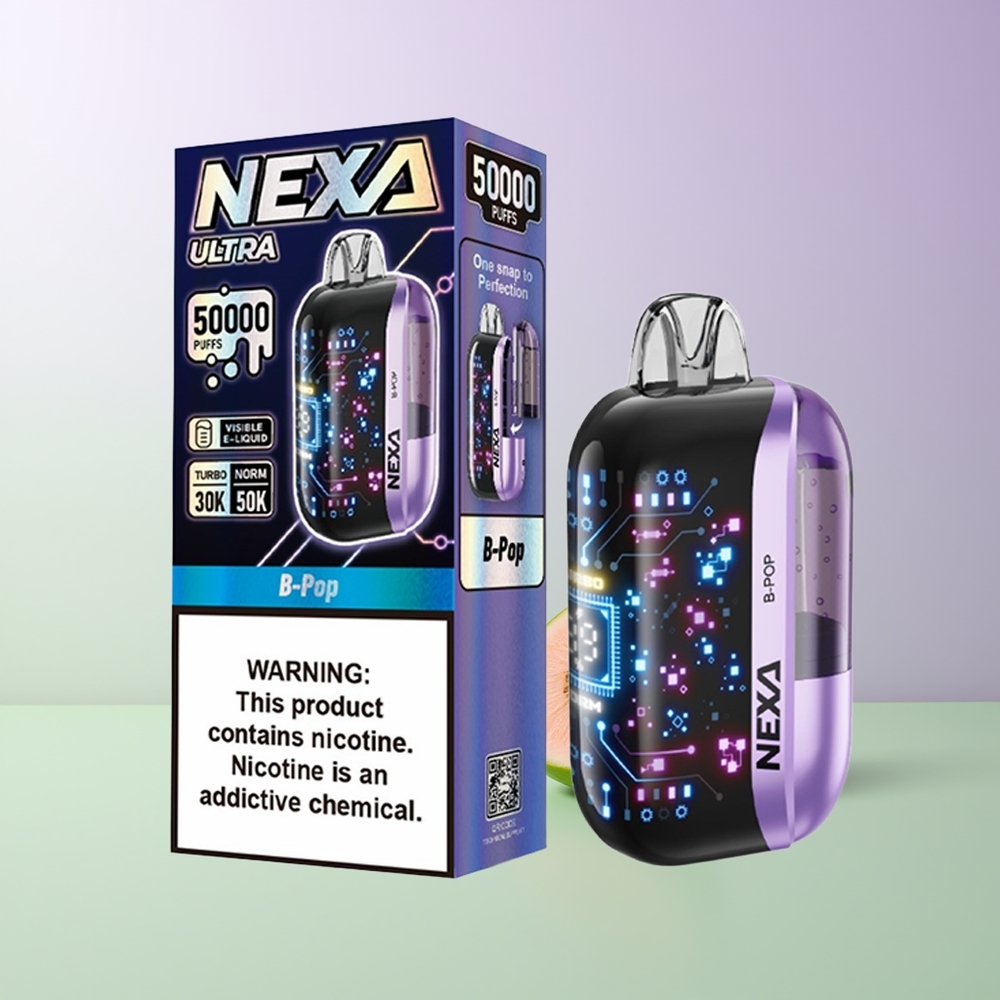 NEXA Ultra 50000 Puffs 20ml Vienkartinės Elektroninės Cigaretės B-Pop