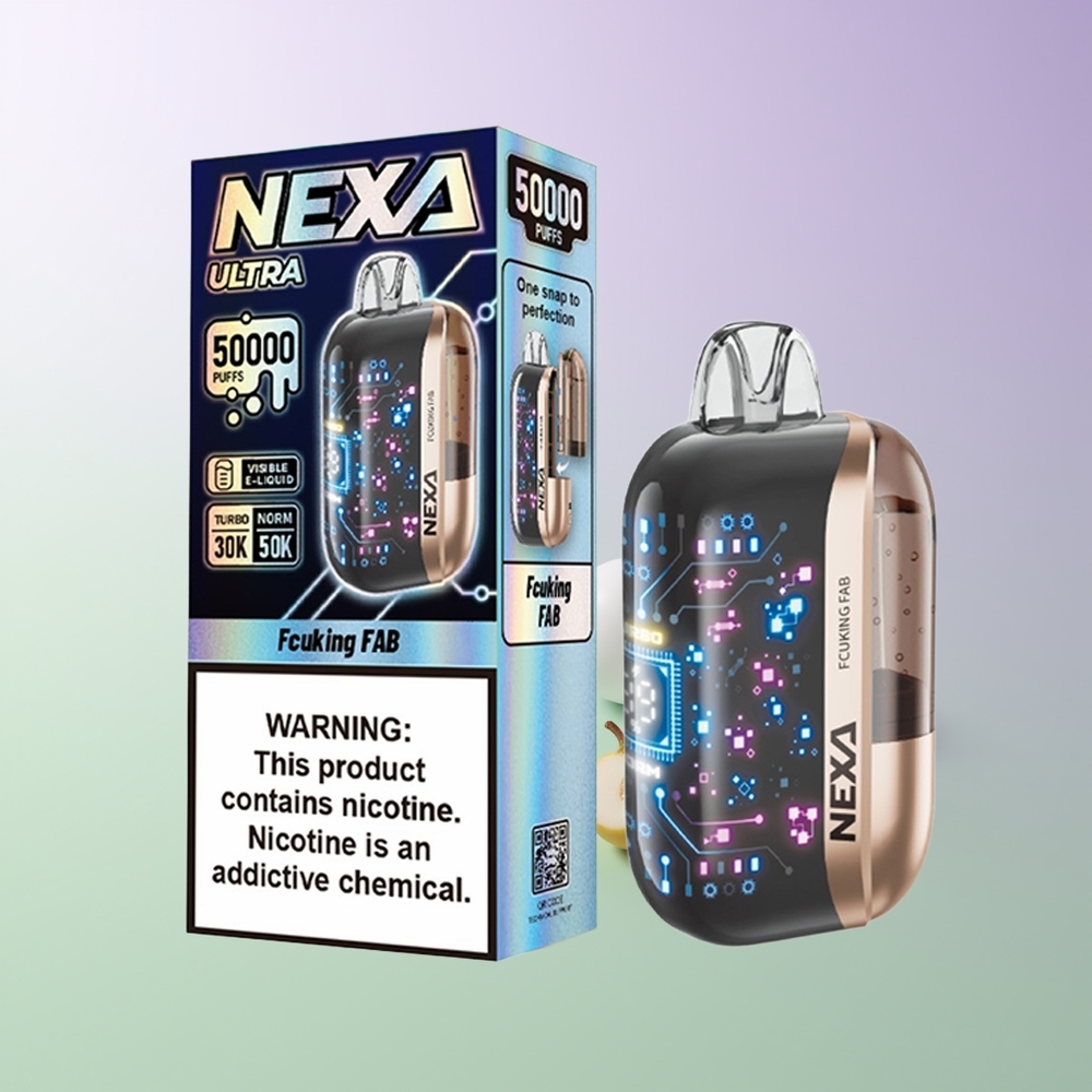 NEXA Ultra 50000 Puffų Vienkartinės Elektroninės Cigaretės Fkng Fab 20ml