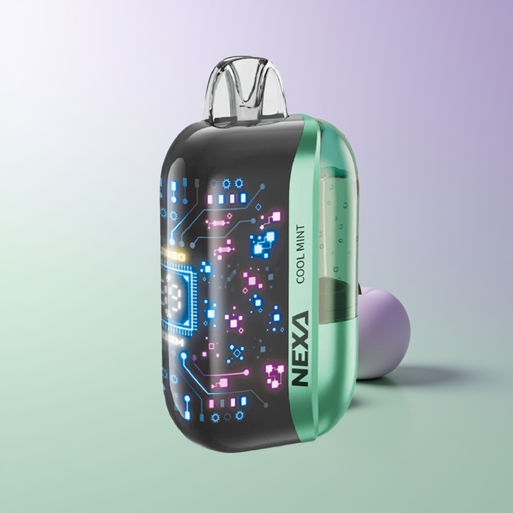NEXA Ultra 50000 Puffų Vienkartinės Elektroninės Cigaretės Šalta Mėta su 20ml Talpa