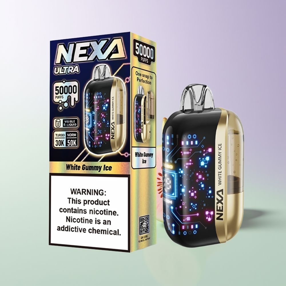 NEXA Ultra 50000 Pūsų 20ml Baltasis Guminukų Ledas