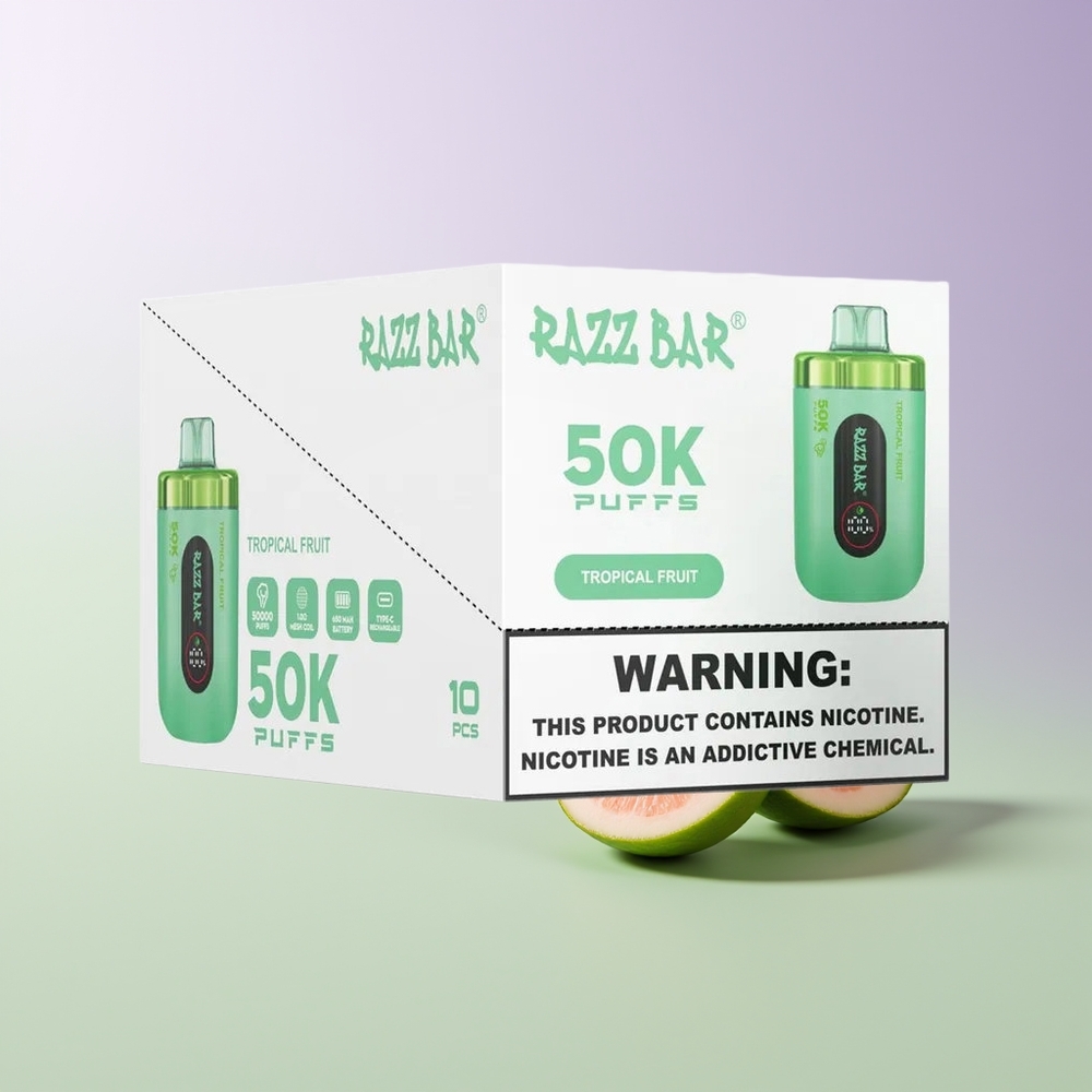 Razz Bar 50K Tropinių Vaisių Vienkartinės Elektroninės Cigaretės