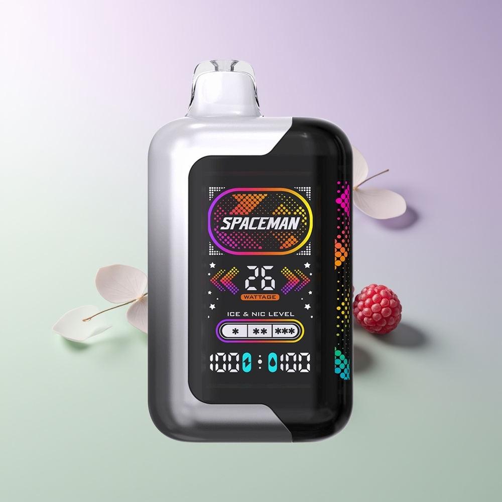 SMOK SPACEMAN SP40000 20ml Juodoji Avietė Vienkartinės Elektroninės Cigaretės