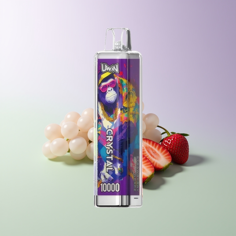Uwin Crystal 10000 Puffs RGB Braškynės Vynuogės