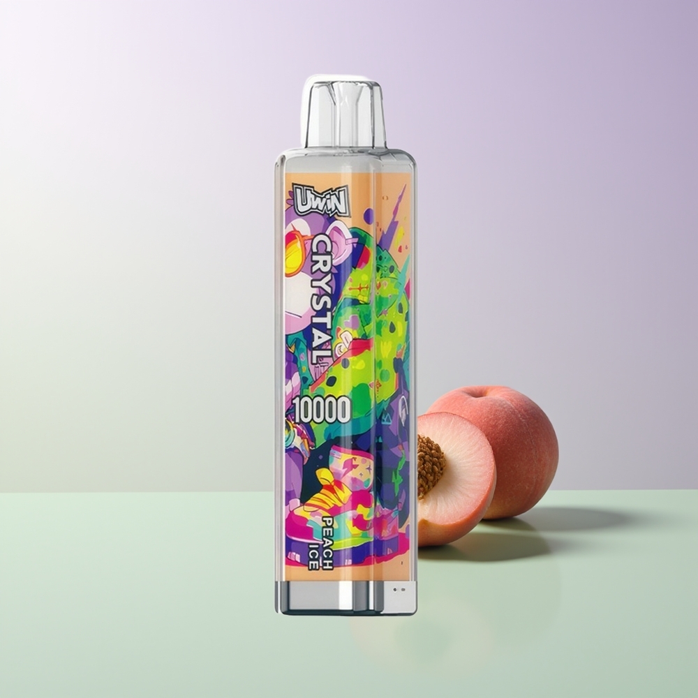 Uwin Crystal 10000 Puffų RGB Persikų Ledas