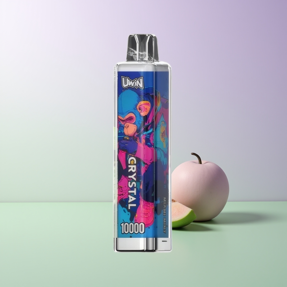 Uwin Crystal 10000 Pūsų Miami Mėta RGB Vienkartinės Elektroninės Cigaretės