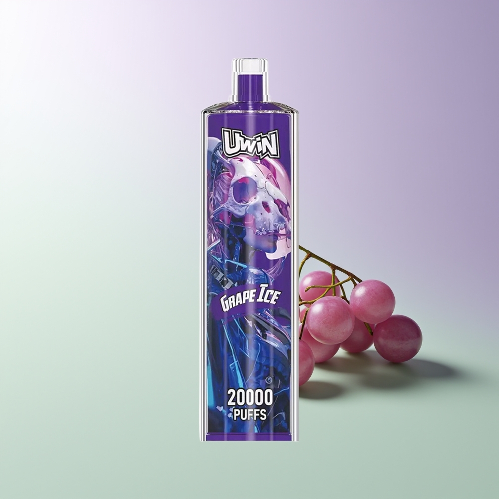 Uwin Shisha Hookah Crystal 20000 Pūkų Krištolo Vynuogių Ledas