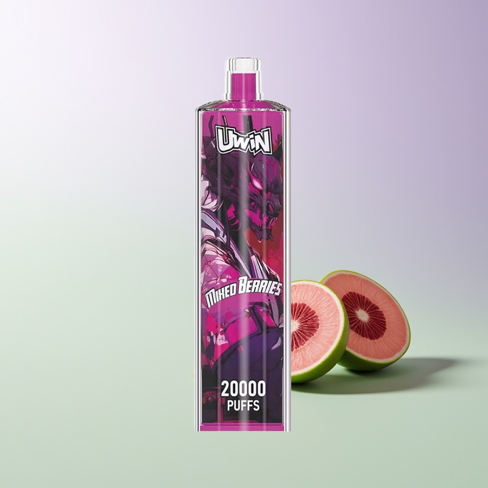 Uwin Shisha Hookah Crystal 20000 Pūkų Mišrios Uogos