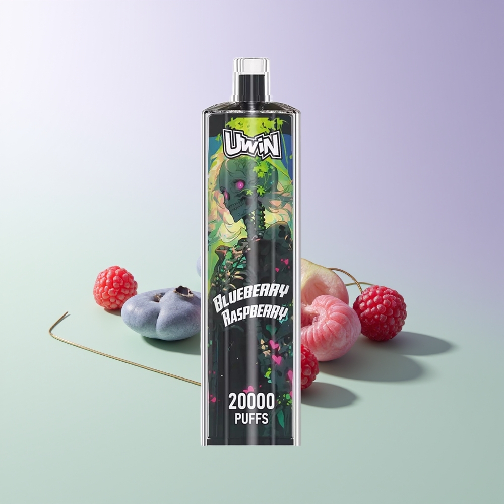 Uwin Shisha Hookah Crystal 20000 Pūkų Mėlynųjų Aviečių