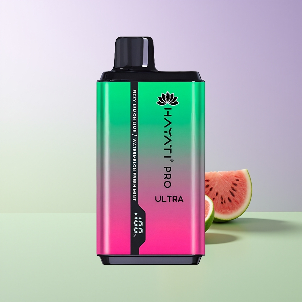 Hayati Pro Ultra 15000 Pūkų Fizinis Citrinas & Arbūzas Šviežia Mėta